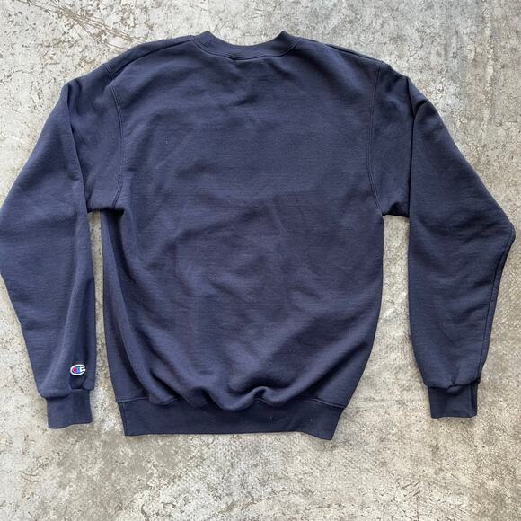 Champion Smith College Alumna Navy Blue Crewneck Sweatshirt Small Eco Fleece - Picture 4 of 7